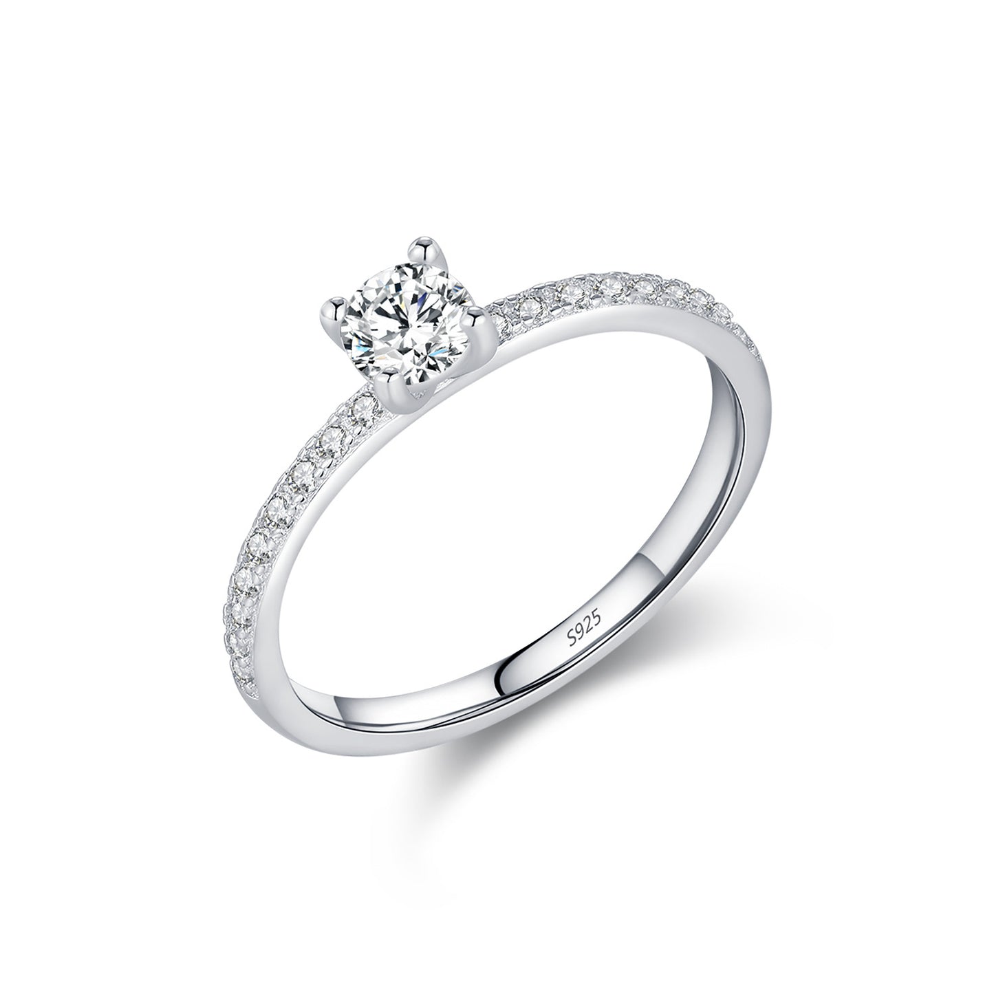 Anel Moissanite Elegância - Pétala