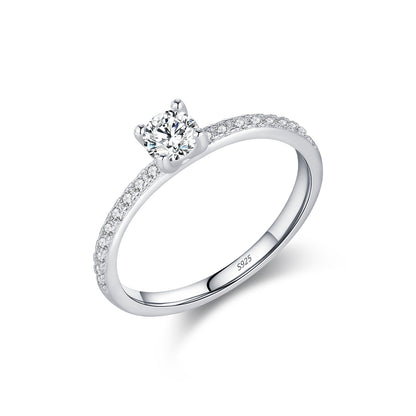 Anel Moissanite Elegância - Pétala