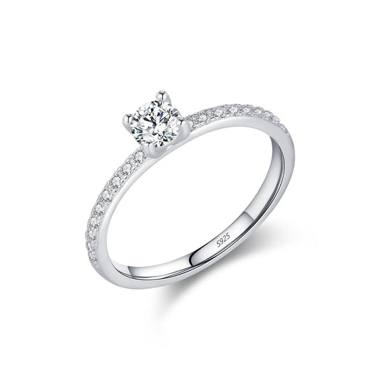 Anel Moissanite Elegância - Pétala